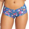 Hanky Panky Panties * | Versailles Boyshort Sales Hanky Panky Blue Multi