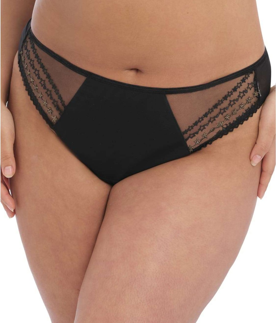 Panties * | Matilda Thong Cheap Elomi Black Star