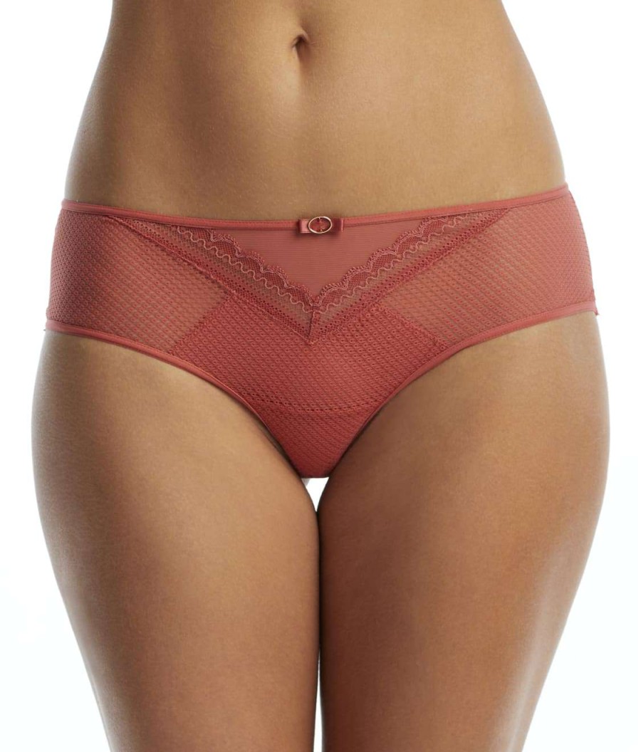 Panties * | Parisian Allure Hipster Sales Chantelle Desert Rose