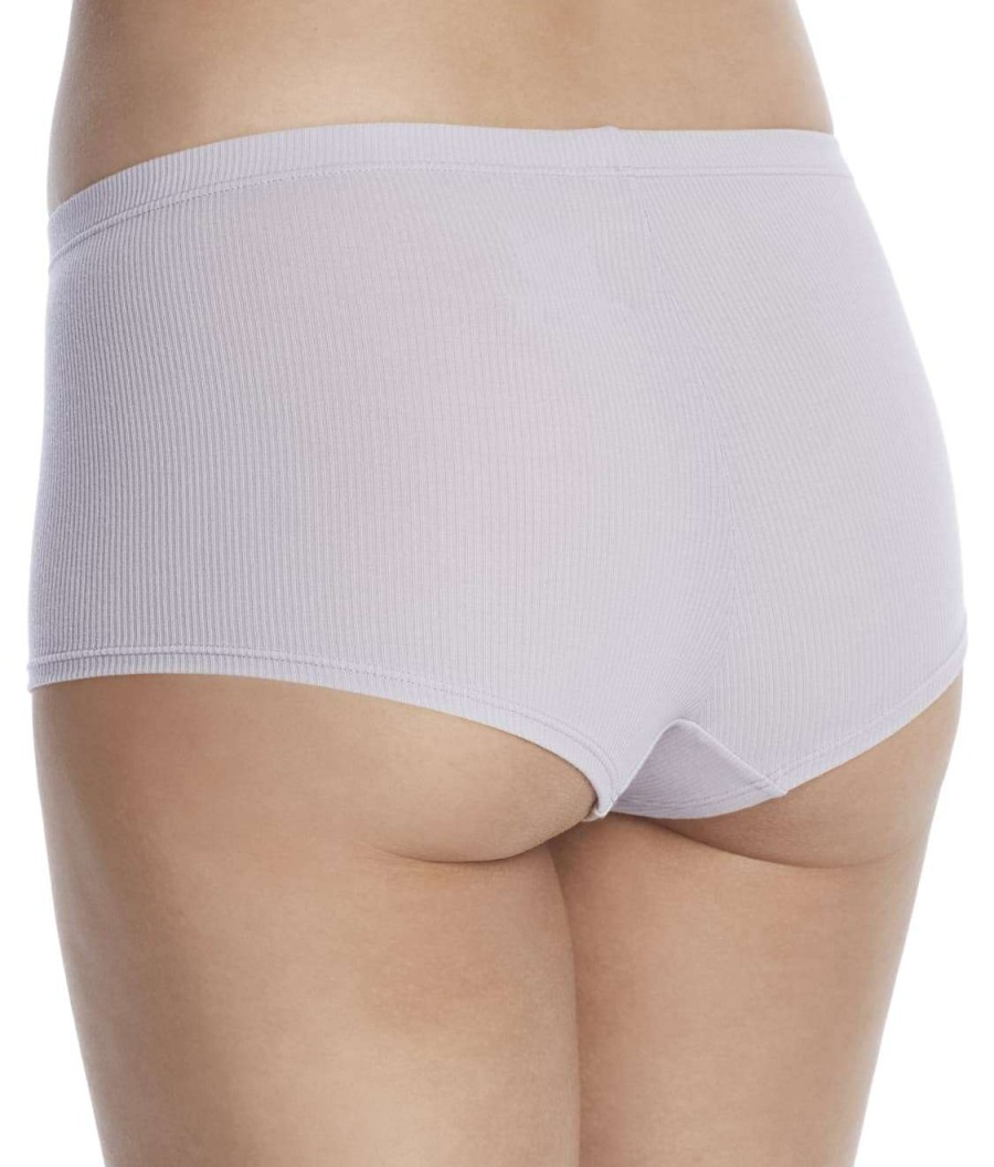 Panties * | 2 2 Modal Ribbed Boyshort Cheap Nearlynude