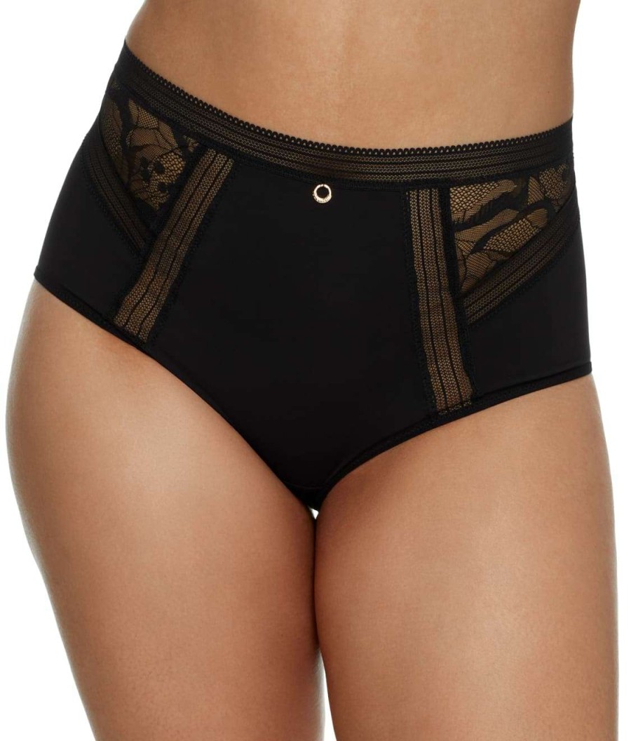 Panties * | True Lace High-Waist Brief Discount Chantelle Black