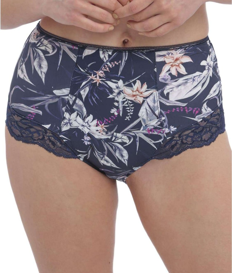 Panties * | Carena High-Waist Brief Cheap Fantasie Navy