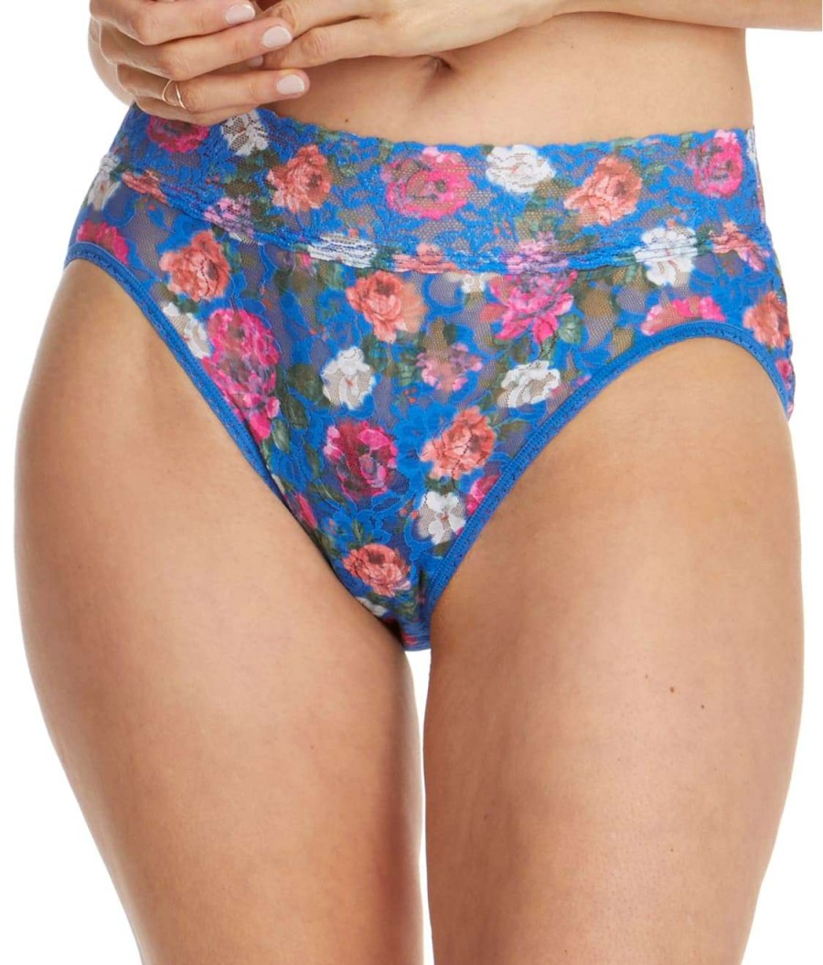 Hanky Panky Panties * | Versailles French Brief Discount Hanky Panky Blue Multi