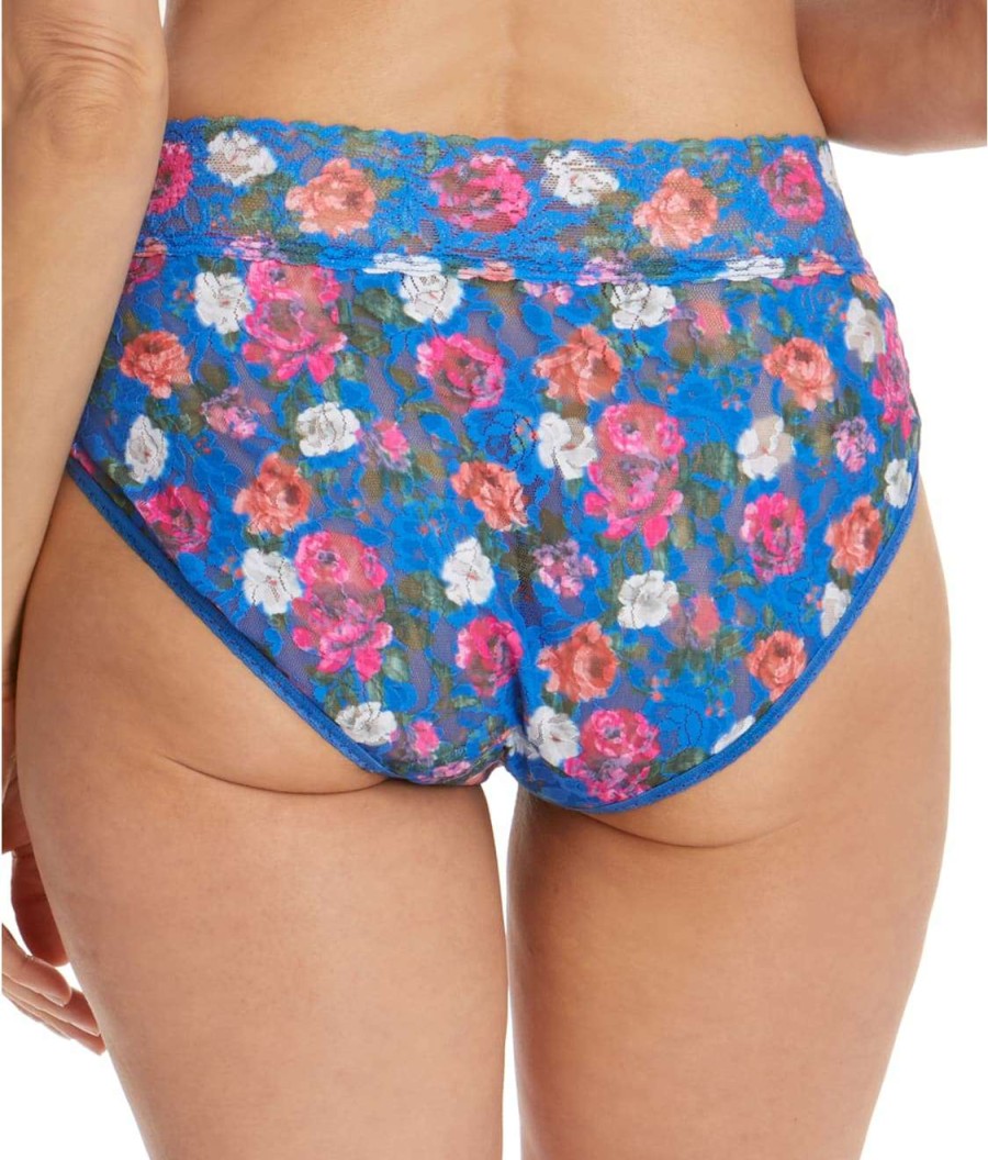 Hanky Panky Panties * | Versailles French Brief Discount Hanky Panky Blue Multi