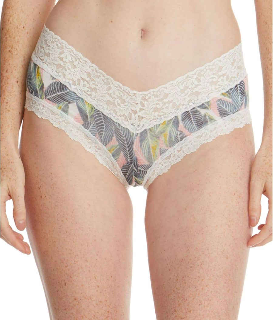 Hanky Panky Panties * | Boyshort Sales Hanky Panky Tropical Palm Leaf