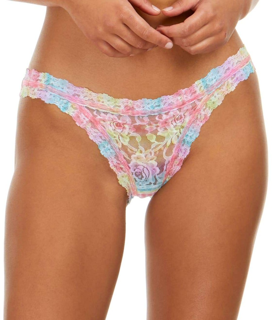 Hanky Panky Panties * | Signature Lace Printed Brazilian Bikini Cheap Hanky Panky Bohemian Stripe