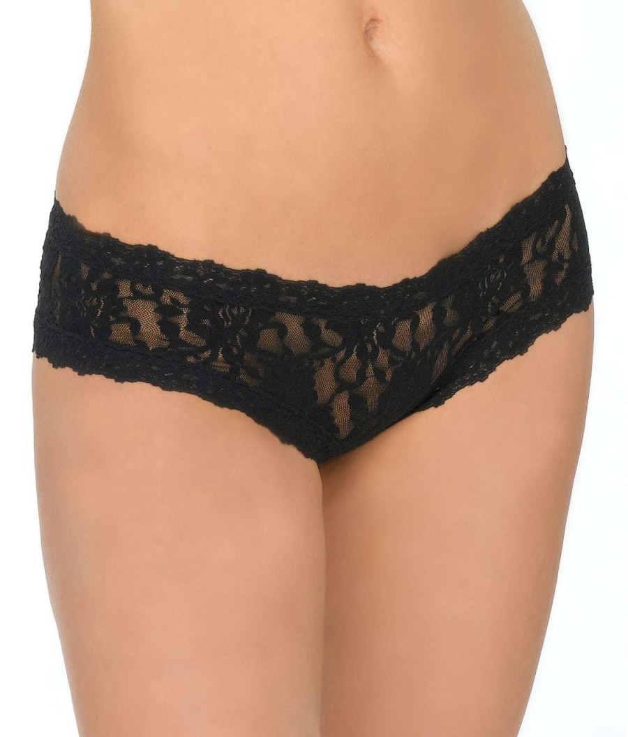 Hanky Panky Panties * | After Midnight Crotchless Hipster Cheap Hanky Panky Black