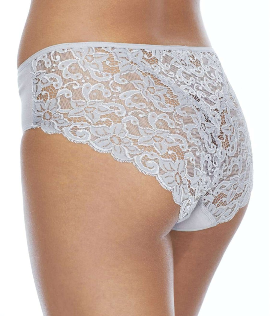 Panties * | Moments Lace-Back Cotton Hi-Cut Brief Online Hanro