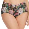 Hanky Panky Panties * | Baroque Blooms Retro V-Kini Cheap Hanky Panky Black Multi