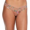 Hanky Panky Panties * | Signature Lace Low Rise Printed Thong Discount Hanky Panky