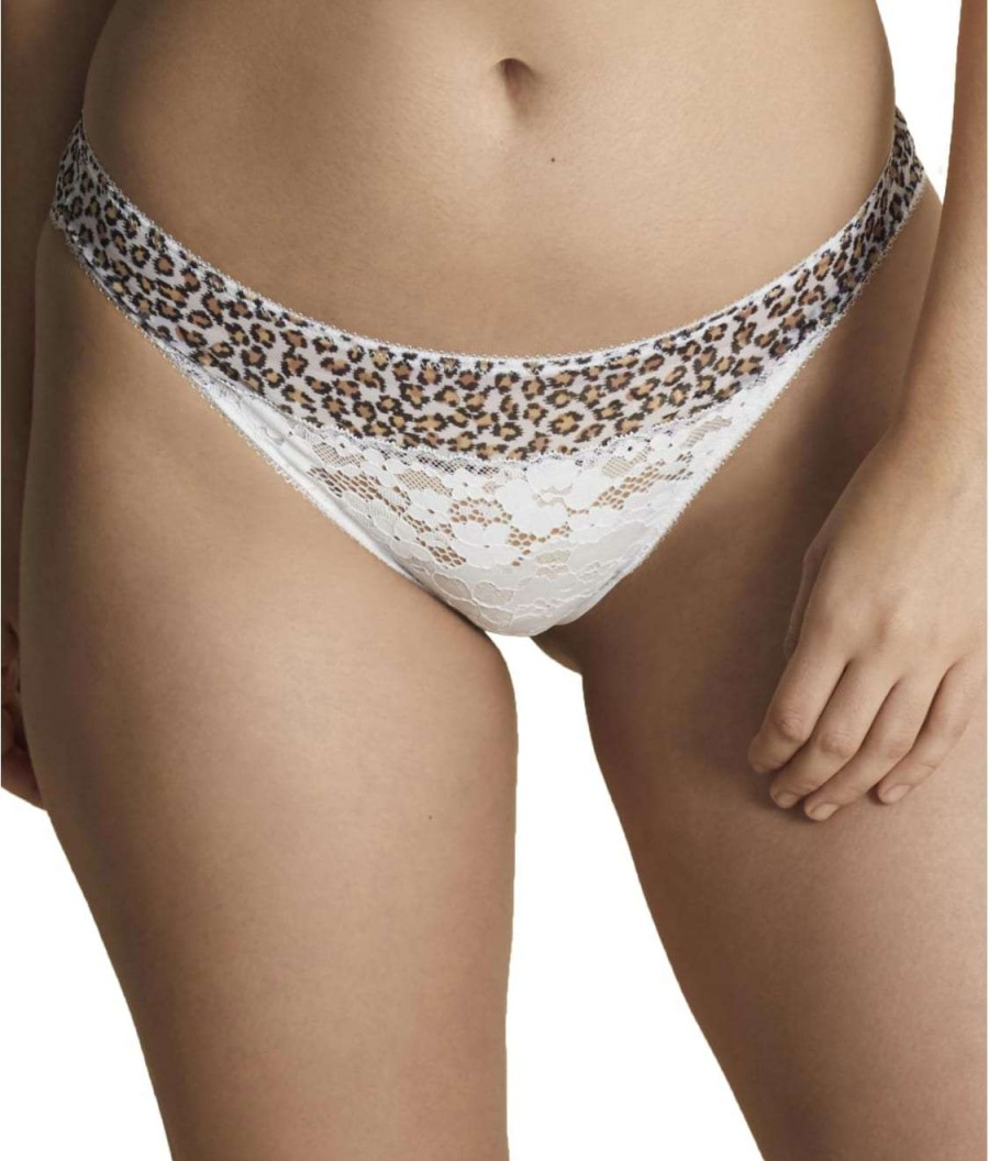 Panties * | Mesh Lace Tanga Cheap Moi