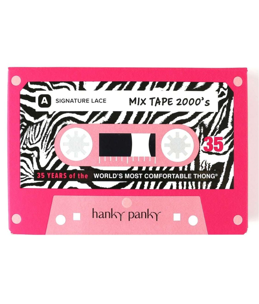 Hanky Panky Panties * | Low Rise Thong Discount Hanky Panky Aughts Zebra