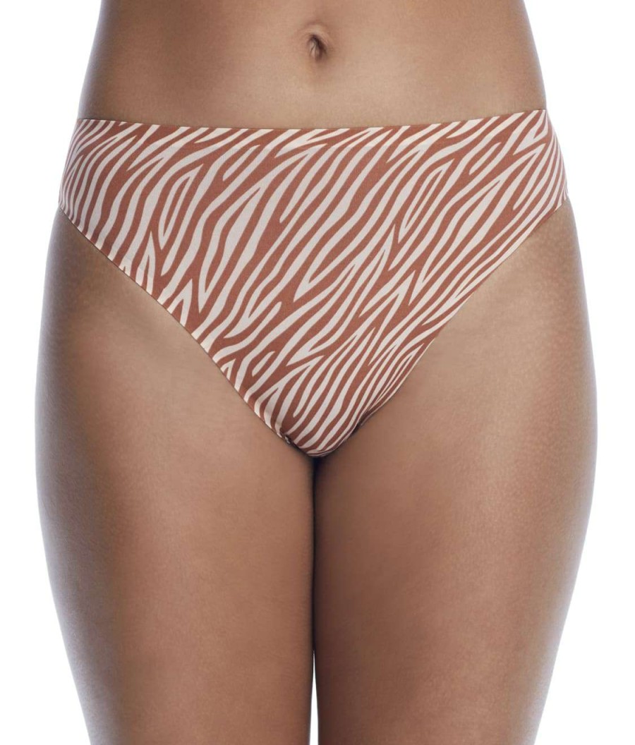 Panties * | Flexible Fit Shine High Leg Brief Cheap Nearlynude