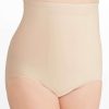 Panties * | Plus Size Medium Control High-Waist Brief Online Tc Fine Intimates