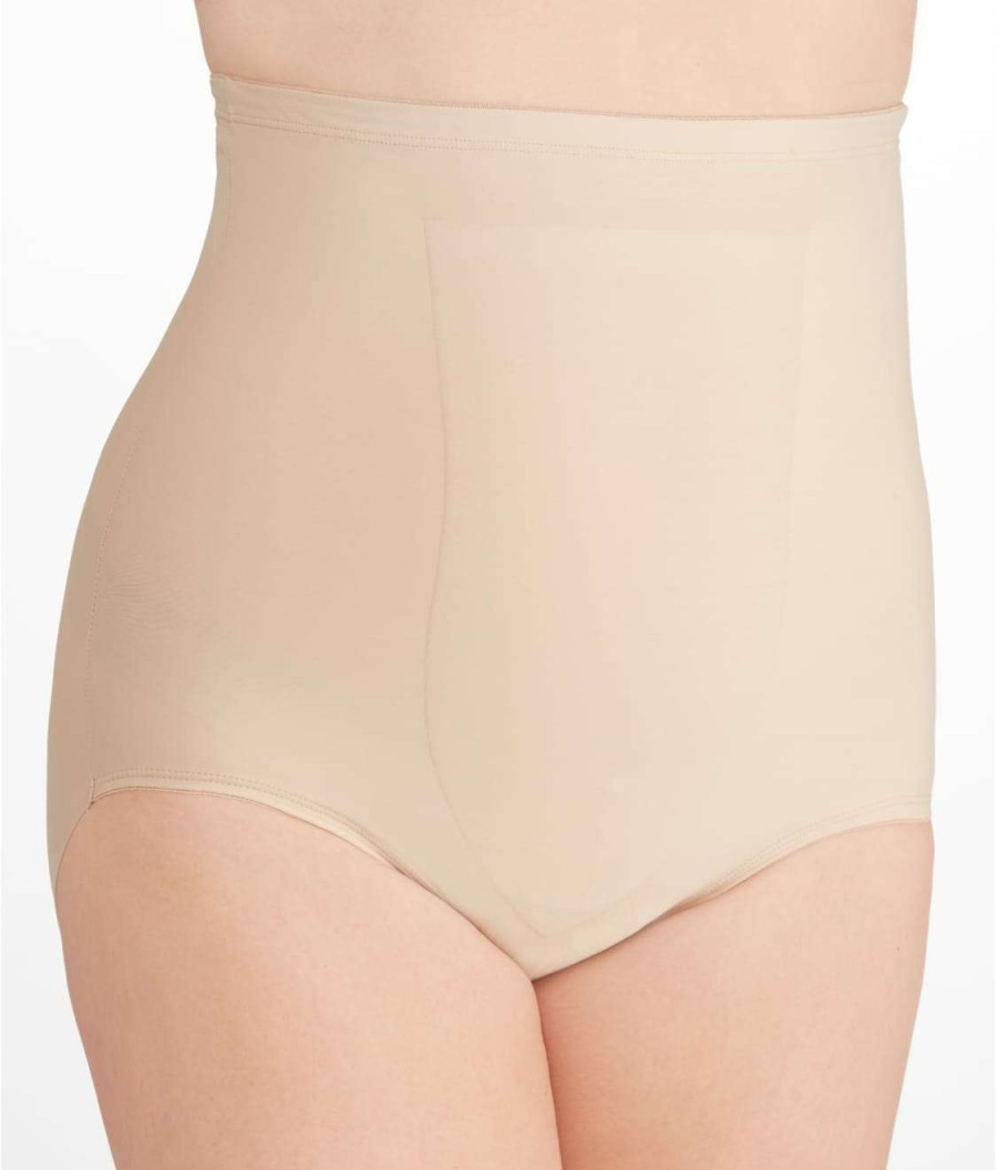 Panties * | Plus Size Medium Control High-Waist Brief Online Tc Fine Intimates