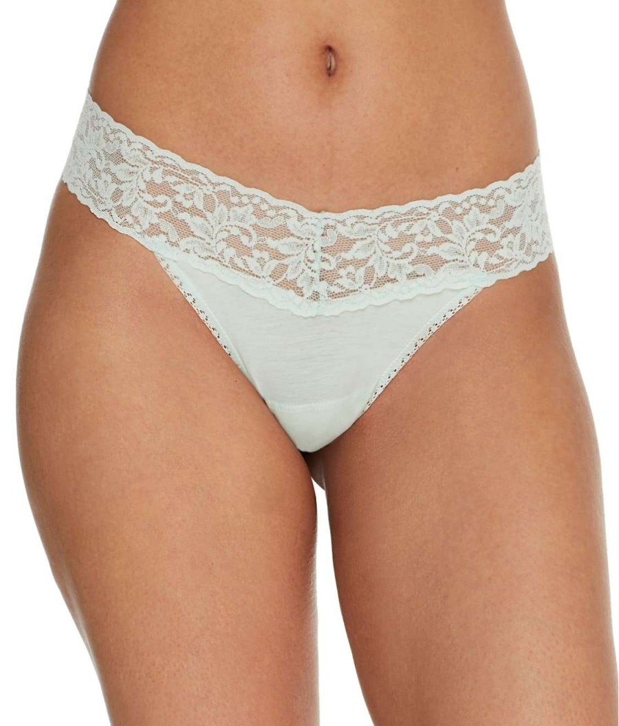 Hanky Panky Panties * | Supima Cotton Low Rise Thong Sales Hanky Panky