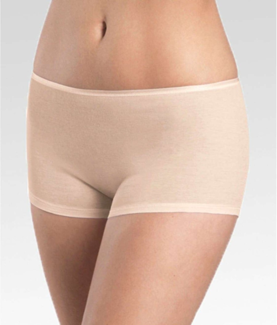 Panties * | Cotton Seamless Boyshort Online Hanro