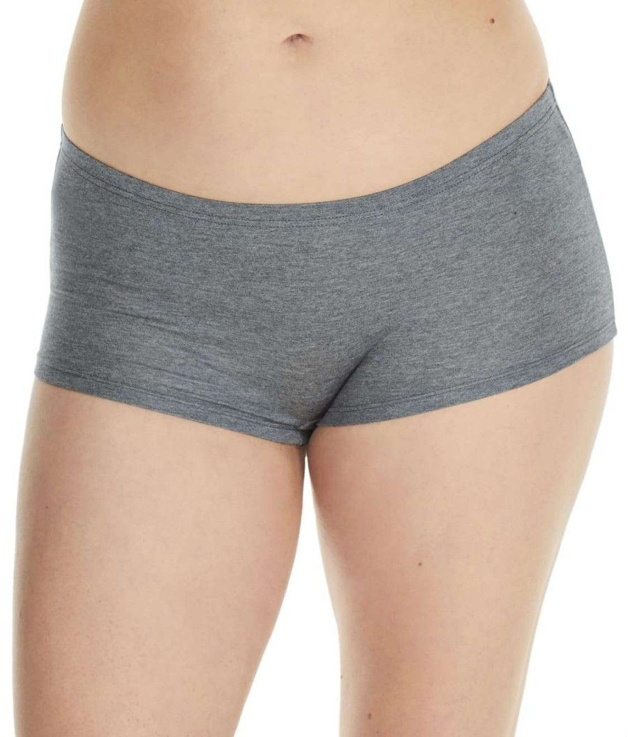 Panties * | Soft Touch Boyshort Cheap Hanro Melange