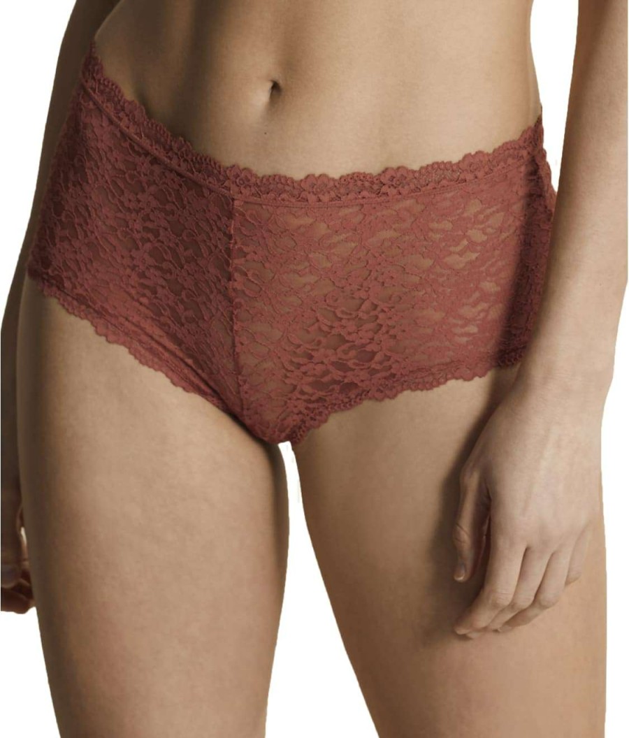 Panties * | All-Over Lace Boyshort Discount Moi