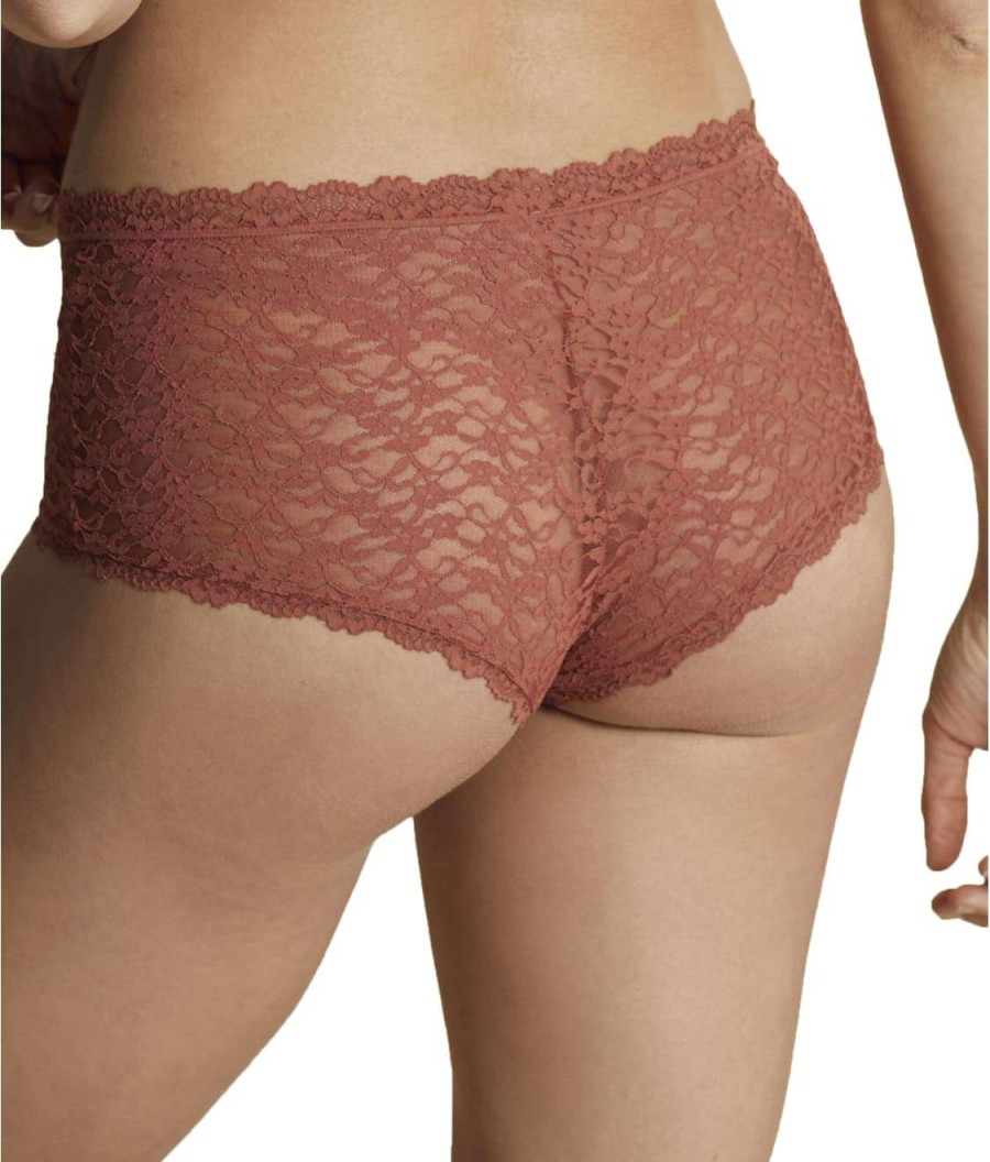 Panties * | All-Over Lace Boyshort Discount Moi