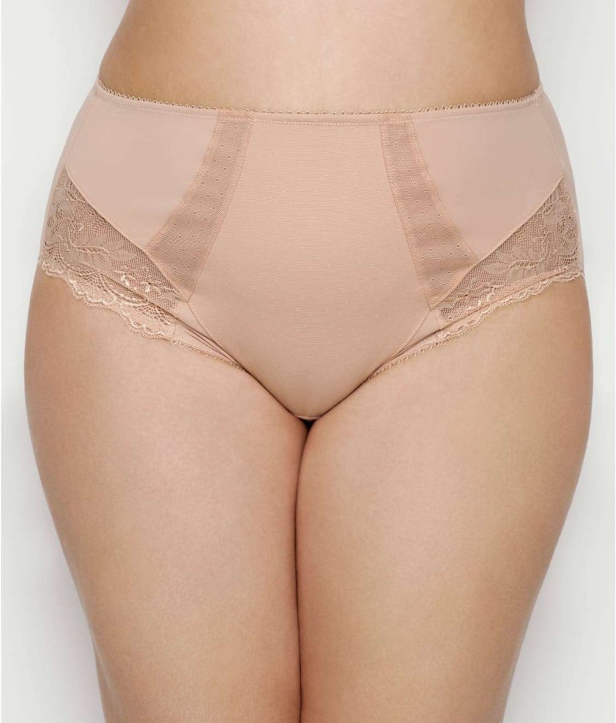 Panties * | Meredith Hi-Cut Smoothing Brief Discount Elomi Sahara