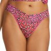 Hanky Panky Panties * | Sassycat Original Rise Thong Online Hanky Panky Pink Animal