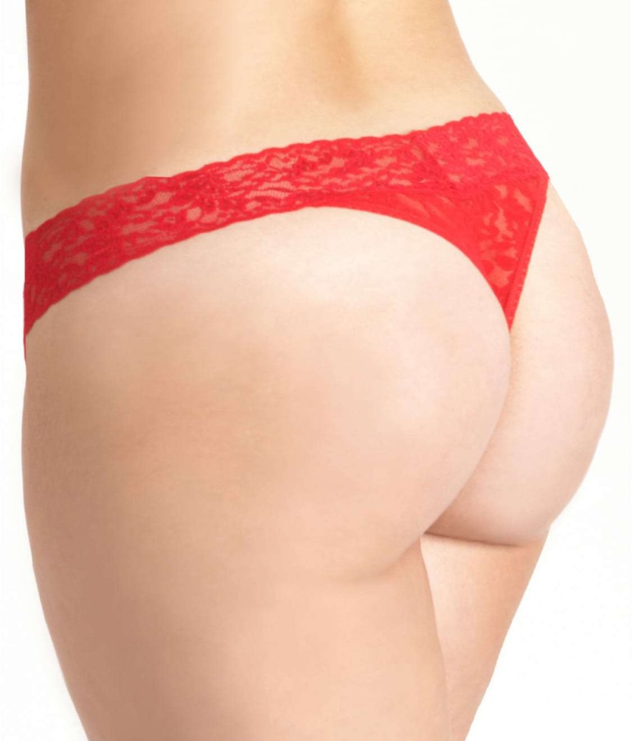 Hanky Panky Panties * | Plus Size Signature Lace Original Rise Thong Discount Hanky Panky