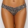 Hanky Panky Panties * | Classic Leopard V-Kini Discount Hanky Panky Brown Black