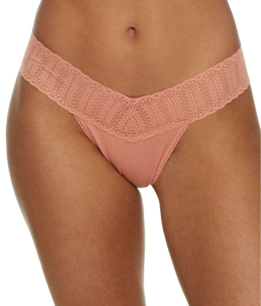 Hanky Panky Panties * | Eco Rib Original Rise Thong Online Hanky Panky