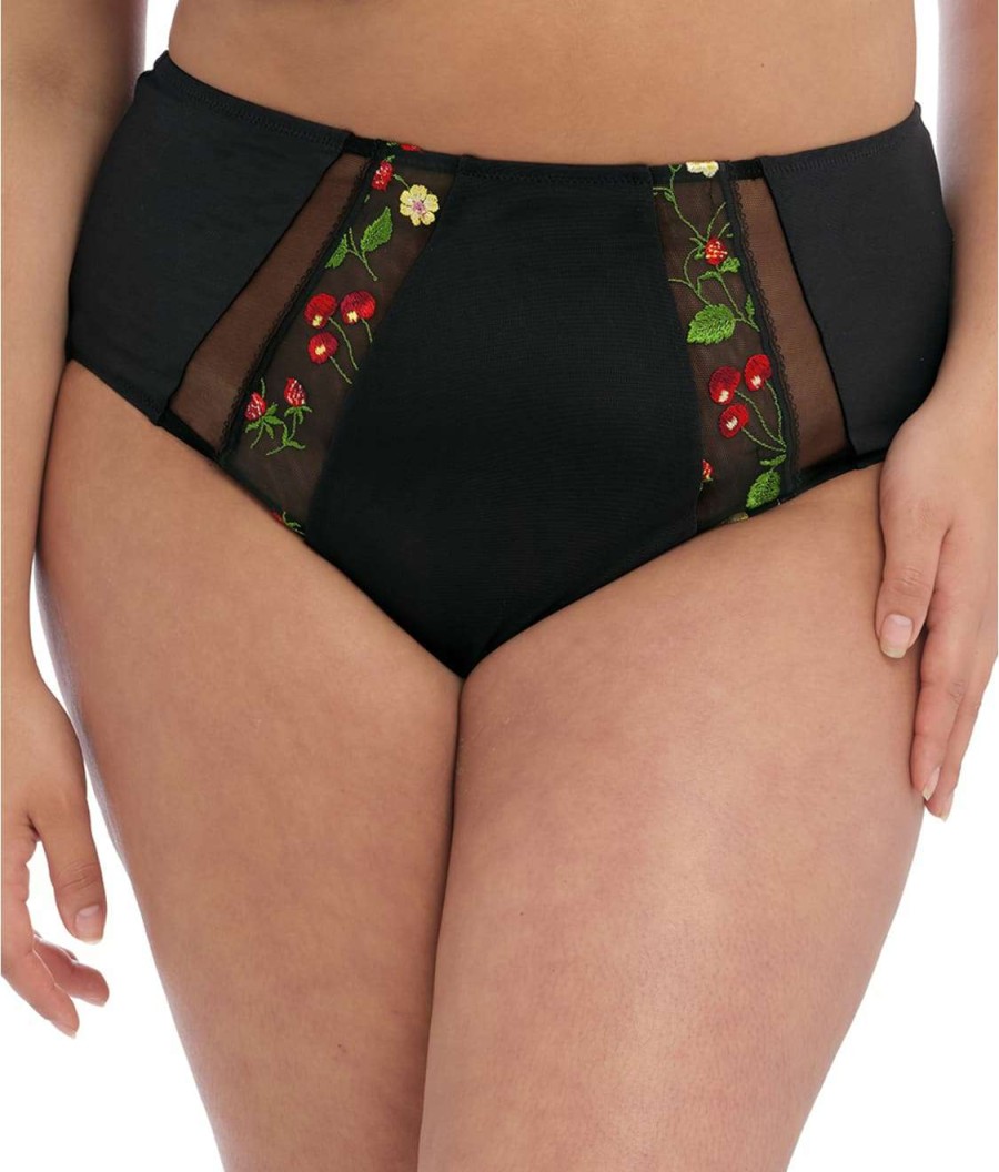 Panties * | Samira Full Brief Sales Elomi Black