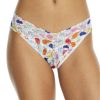 Hanky Panky Panties * | Playful V-Kini Cheap Hanky Panky White Multi