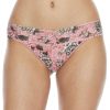 Hanky Panky Panties * | Marianne Original Rise Thong Cheap Hanky Panky Pink Multi