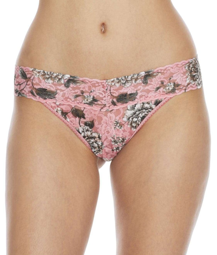 Hanky Panky Panties * | Marianne Original Rise Thong Cheap Hanky Panky Pink Multi