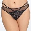 Panties * | Dahlia G-String Discount Dita Von Teese Black