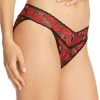 Hanky Panky Panties * | Kissing V-Kini Sales Hanky Panky Red Lips