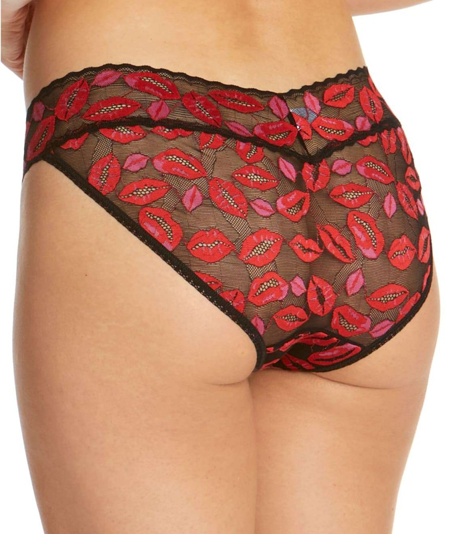 Hanky Panky Panties * | Kissing V-Kini Sales Hanky Panky Red Lips