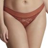 Panties * | Mesh Lace Tanga Discount Moi Cinnamon / Ballerina