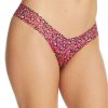 Hanky Panky Panties * | Sassycat Low Rise Thong Cheap Hanky Panky Pink Animal