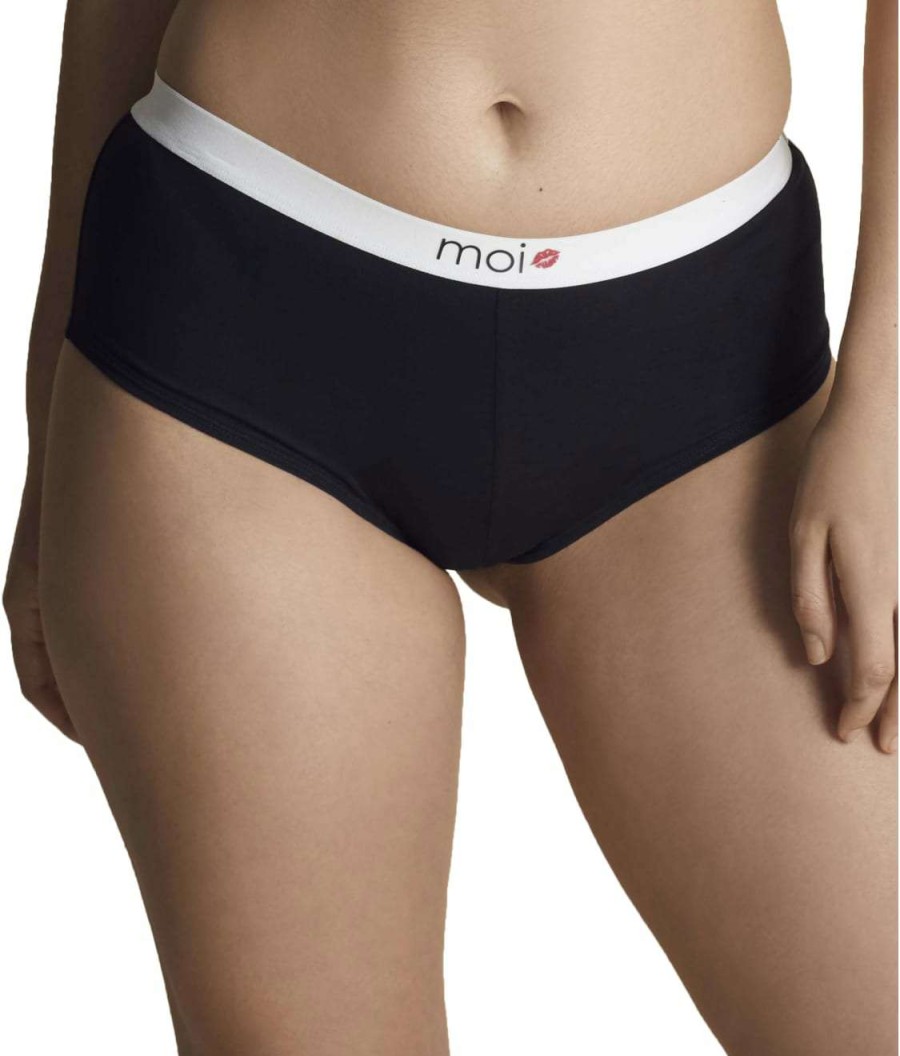 Panties * | Cotton Logo Boyshort Cheap Moi