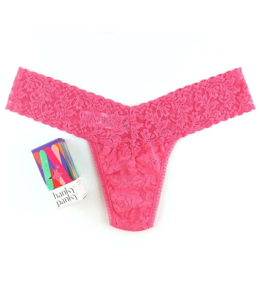 Hanky Panky Panties * | Signature Lace Low Rise Thong 1-Pack Discount Hanky Panky