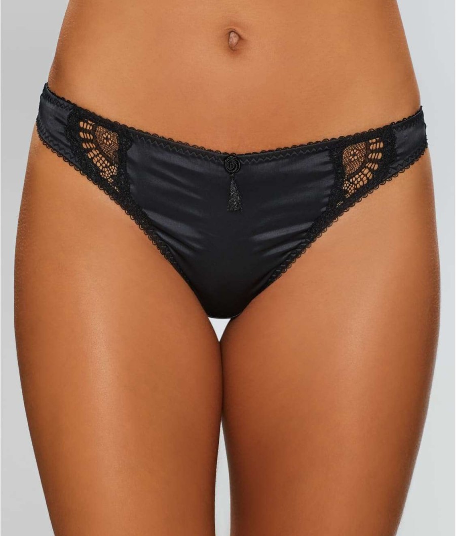 Panties * | Star Lift Thong Discount Dita Von Teese Black