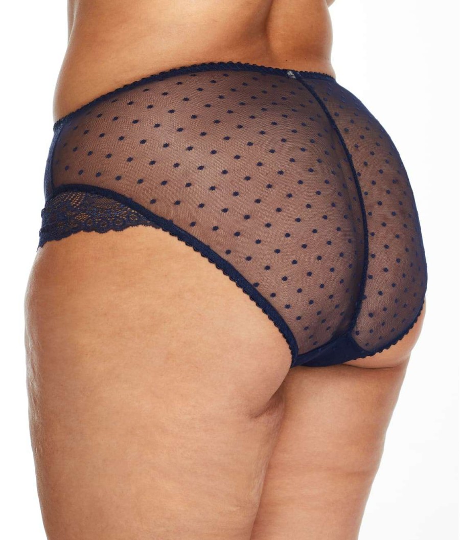 Panties * | Fiamma Lace High-Waist Brief Online Dita Von Teese