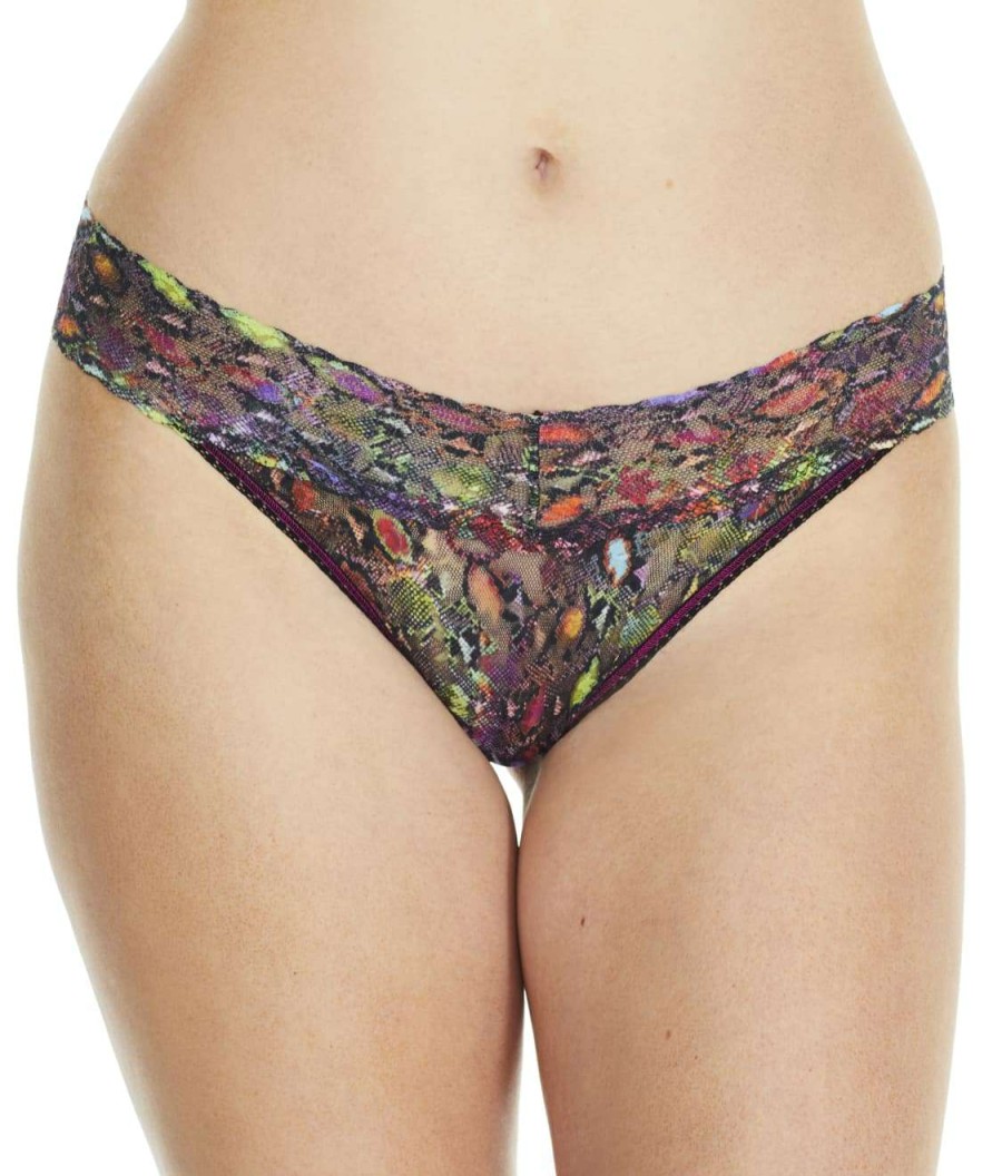 Hanky Panky Panties * | Rainboa Original Rise Thong Cheap Hanky Panky Multi