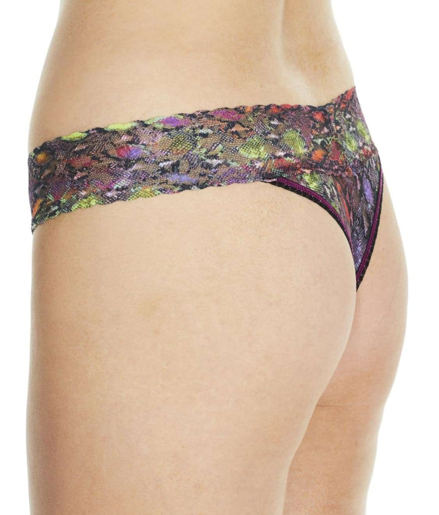 Hanky Panky Panties * | Rainboa Original Rise Thong Cheap Hanky Panky Multi