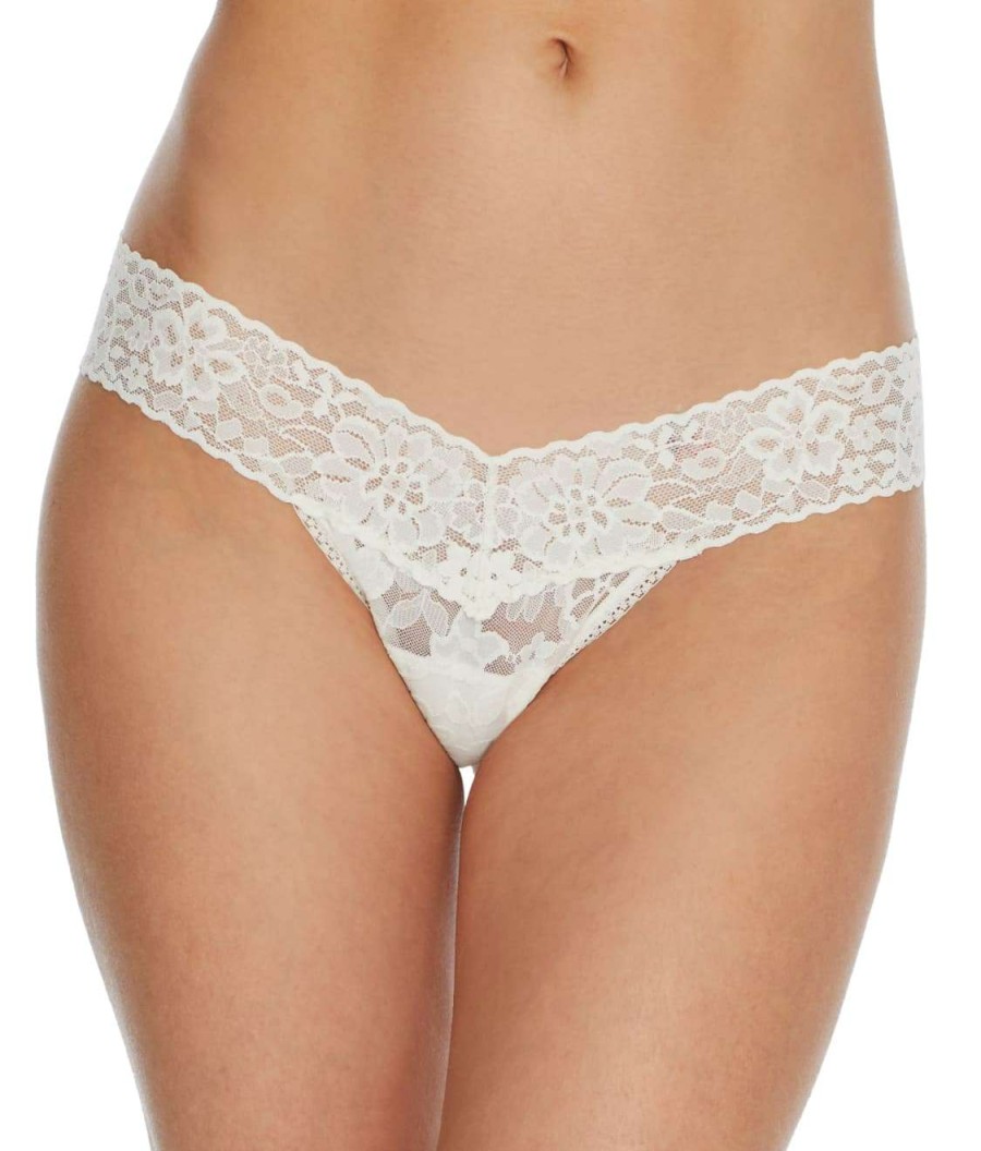 Hanky Panky Panties * | Daily Lace Low Rise Thong Discount Hanky Panky