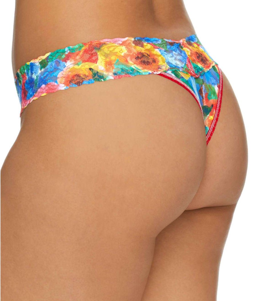 Hanky Panky Panties * | Signature Lace Original Rise Printed Thong Discount Hanky Panky