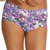 Hanky Panky Panties * | Purple Pansy Lace Boyshort Discount Hanky Panky Purple Multi