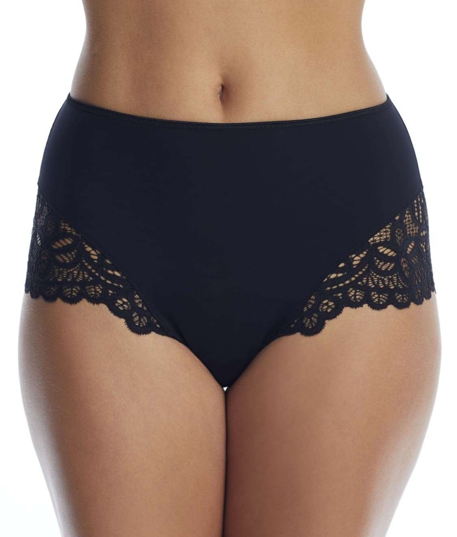 Panties * | First Night High-Waist Brief Sales Prima Donna Black