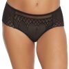 Panties * | Vya Luxury Embroidered Thong Cheap Prima Donna Black