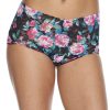 Hanky Panky Panties * | Damascus Retro V-Kini Online Hanky Panky Black Floral